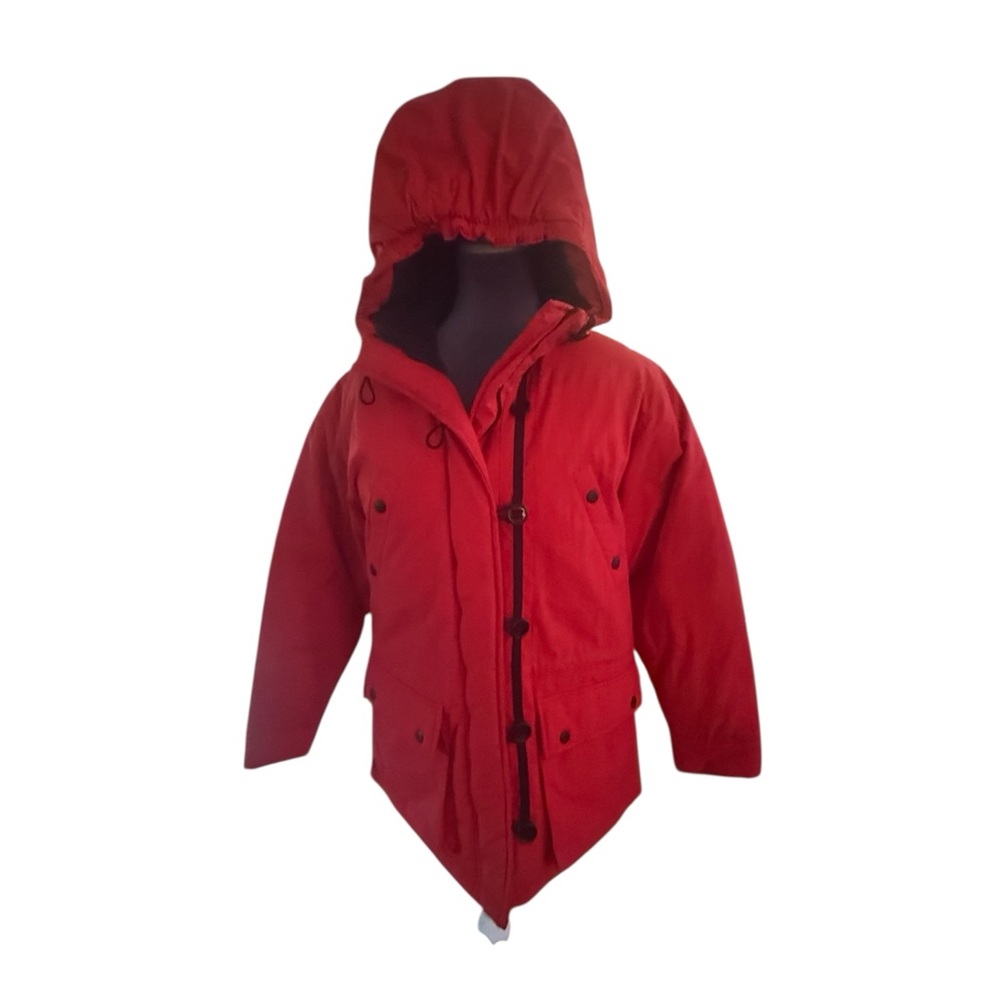 Women's Bold Red Ski Jacket - Picture 9 of 11